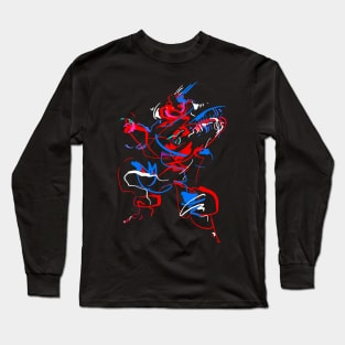 Abstract Figure Long Sleeve T-Shirt